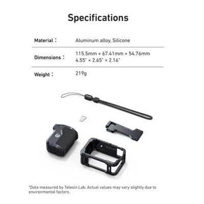 Telesin StreetGrip Kit for Action 6 8