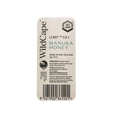 Wildcape Manuka Honey UMF 10+ Snap Packs 7