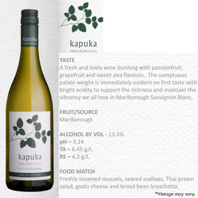 Buy [Bundle of 2] Kapuka Marlborough Sauvignon Blanc Online in ...