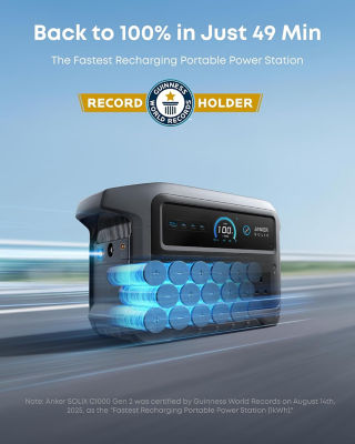 Buy Anker SOLIX C1000 Gen 2 Portable Power Station - 1024Wh