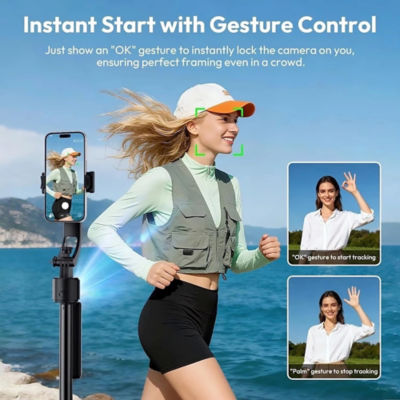 Ulanzi TT23 Auto Tracking Selfie Stick Tripod 4