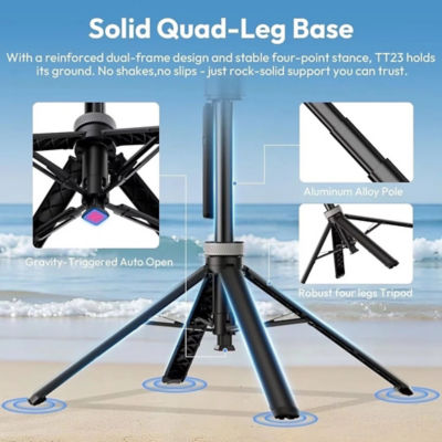 Ulanzi TT23 Auto Tracking Selfie Stick Tripod 6