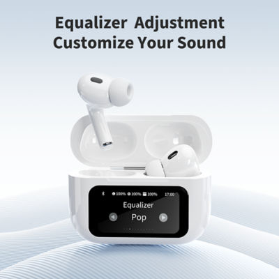 ROCK S1 Smart Touch Screen True Wireless Bluetooth Earphones 3
