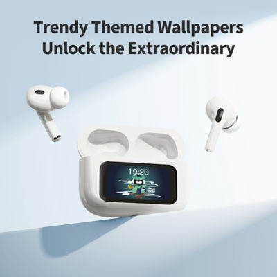 ROCK S1 Smart Touch Screen True Wireless Bluetooth Earphones 6