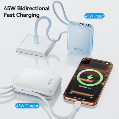 ROCK Interstellar C03 20000MAH Power Bank with Built-in Cable 8