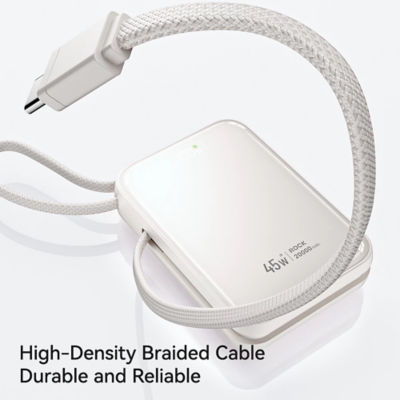 ROCK Interstellar C03 20000MAH Power Bank with Built-in Cable 9