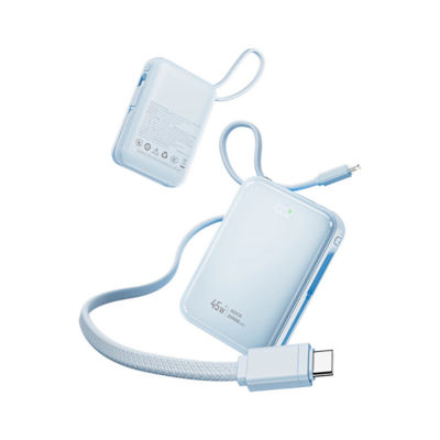 ROCK Interstellar C04 10000MAH Power Bank with Built-in Cable 2