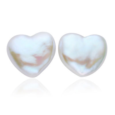 Pearly Lustre Freshwater Baroque Pearl Stud Earrings WE00820 | LOVE 1