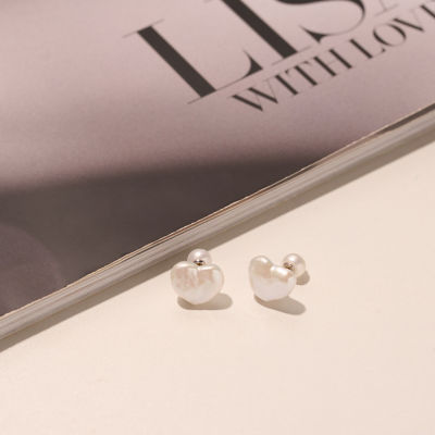 Pearly Lustre Freshwater Baroque Pearl Stud Earrings WE00820 | LOVE 5