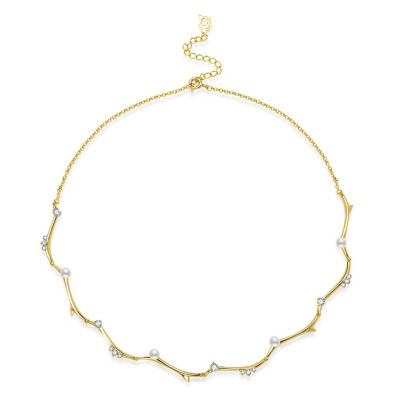 Pearly Lustre Top Grade Freshwater Pearl Necklace WN00772 | ROSE 1