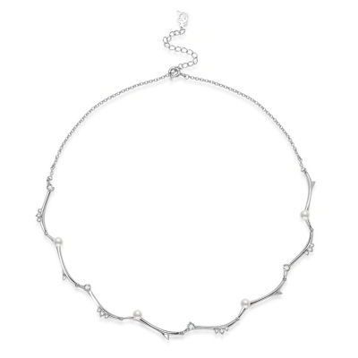 Pearly Lustre Top Grade Freshwater Pearl Necklace WN00754 | ROSE 1
