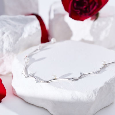 Pearly Lustre Top Grade Freshwater Pearl Necklace WN00754 | ROSE 4