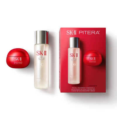 SK-II Facial Treatment Essence & Skinpower Re-New Cream Set 1