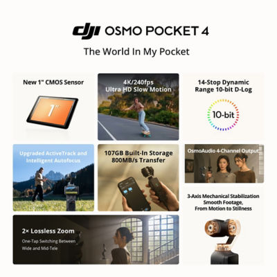 DJI OSMO Pocket 4 - Creator Combo 13