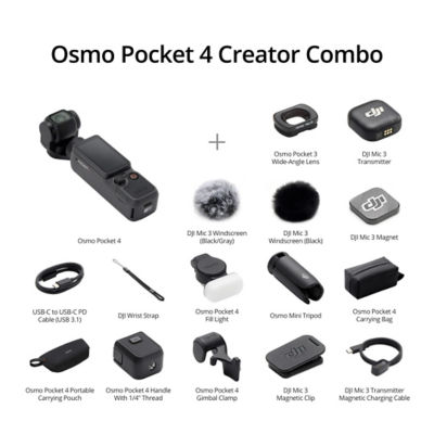 DJI OSMO Pocket 4 - Creator Combo 14