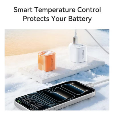 ROCK T89 GaN PD 60W Charger With Type-C Fast Charging Cable 8