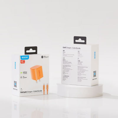 ROCK T89 GaN PD 60W Charger With Type-C Fast Charging Cable 9