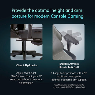 OSIM uThrone V2 Gaming Massage Chair 4