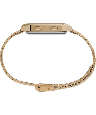 Timex Q Timex Reissue Digital LC 32.5mm Watch - Gold-Tone (TW2U72500) 4