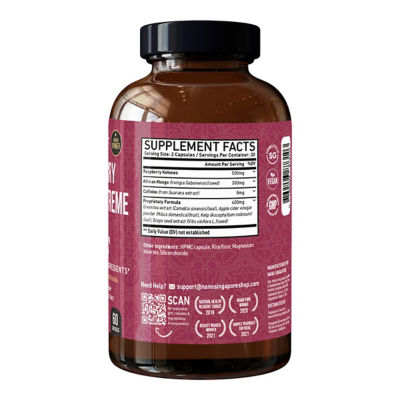 Nano Singapore Raspberry Ketone Extreme (60 Capsules) 3