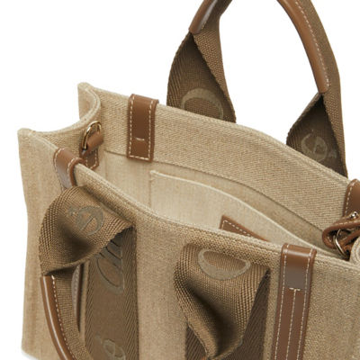 CHLOE Small Woody Tote Bag Dark Nut CHC23AS397L1729X 4