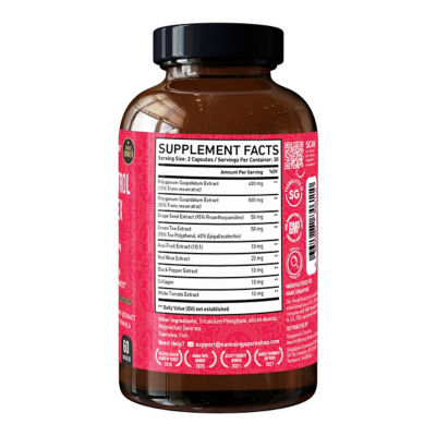 Nano Singapore Nano Rejuvenate Resveratrol (60 Capsules) 3