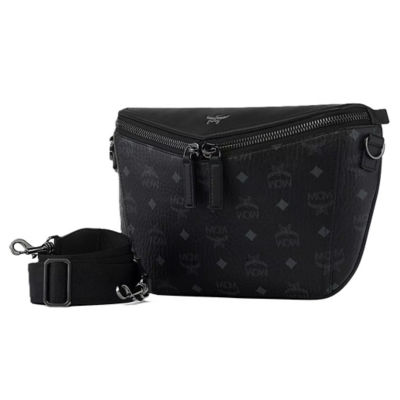 MCM Diamant 3D Crossbody in Visetos Leather Mix (Black) 2