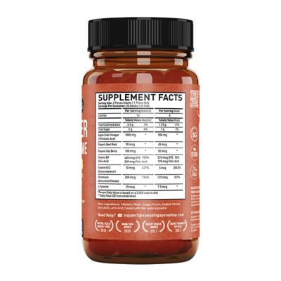 Nano Singapore Apple Cider Vinegar Extreme Gummies (60 Gummies) 3