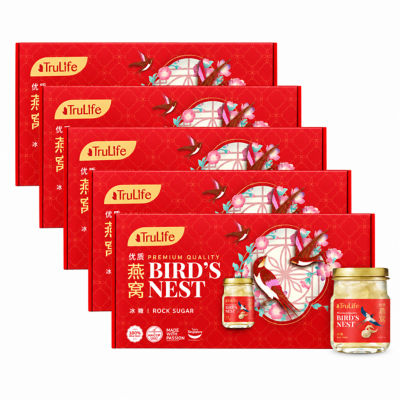 TRULIFE [Bundle of 5] TRULIFE Premium Bird’s Nest With Rock Sugar Gift Pack 10’s x 70g 1