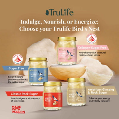 TRULIFE [Bundle of 5] TRULIFE Premium Bird’s Nest With Rock Sugar Gift Pack 10’s x 70g 3