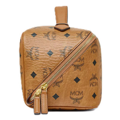 MCM Ottomar Toiletry Bag in Visetos 3