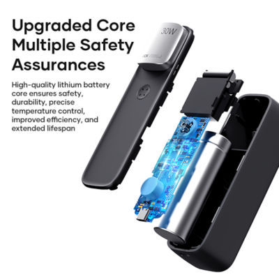 ROCK Portable Power Bank with GaN PD30W Wall Charger 4