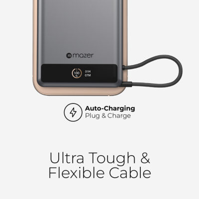 Mazer (CCC-Certified) Qi2 Certified 15W 10000mAh Magnetic Wireless Power Bank - M-Ai-MagLink70 8
