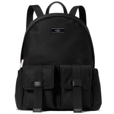 KATE SPADE Carter Ksnyl Cargo Large Backpack Black KN670 1