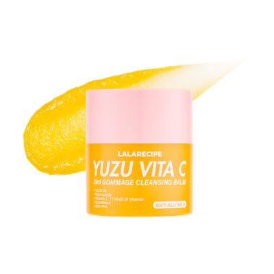 Lalarecipe YUZU VITA C 3in1 Gommage Cleansing Balm 4