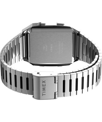 Timex Q Timex Reissue Digital LC 32.5mm Watch - Stainless Steel (TW2U72400) 3