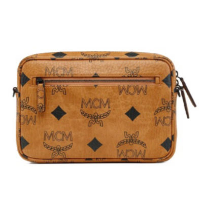 MCM AREN CROSSBODY IN MAXI VISETOS (COGNAC) 2