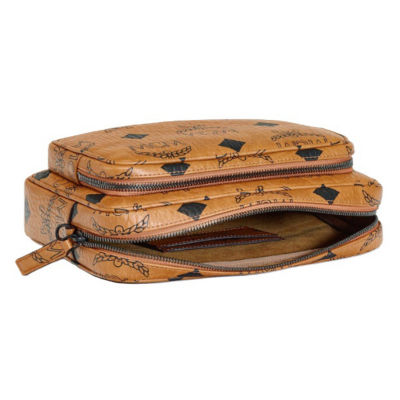 MCM AREN CROSSBODY IN MAXI VISETOS (COGNAC) 5