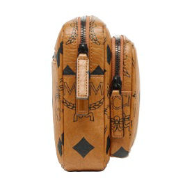MCM AREN CROSSBODY IN MAXI VISETOS (COGNAC) 8