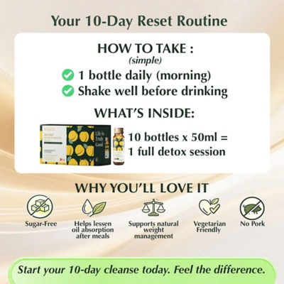 TRULIFE Sugar Free Herbal System Detox 10’s x 50ml 4