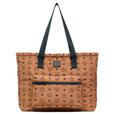 MCM Aren Packable Tote in Monogram Nylon 1