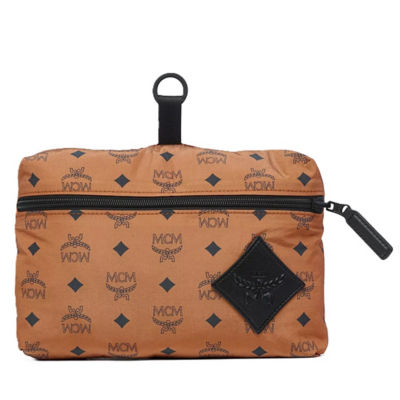 MCM Aren Packable Tote in Monogram Nylon 3