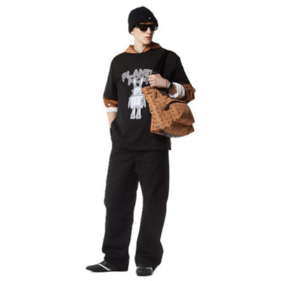 MCM Aren Packable Tote in Monogram Nylon 4