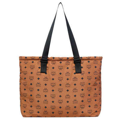 MCM Aren Packable Tote in Monogram Nylon 7