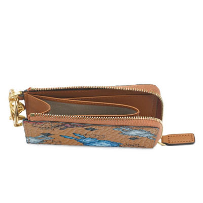 MCM Aren Card Pouch in Rabot Visetos 3