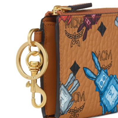 MCM Aren Card Pouch in Rabot Visetos 4