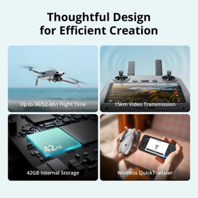 DJI Lito X1 Drone - Fly More Combo Plus DJI RC 2 8