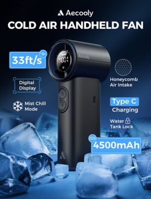 Aecooly Portable Misting Fan Cold Air 5