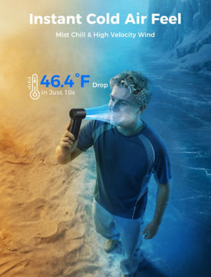 Aecooly Portable Misting Fan Cold Air 7