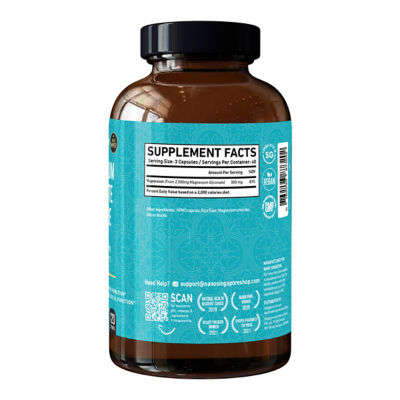 Nano Singapore Magnesium Glycinate Extreme (120 Capsules) 3